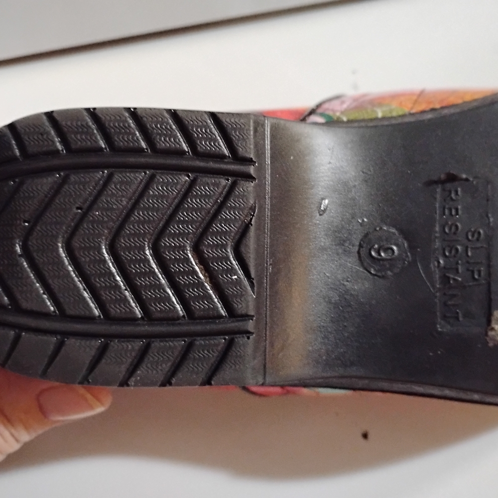 Savvy Multicolor Patterned Mules - Picture 15 of 16